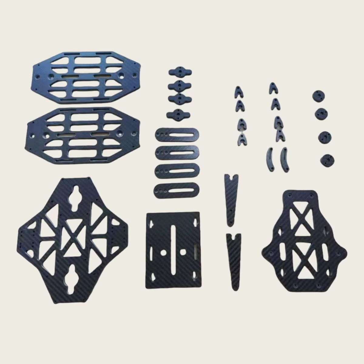 Carbon Fiber Drone Frame - 탄소 섬유 시트 플레이트 절단 패널