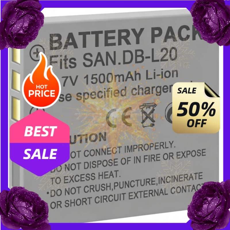 Drone - SWZY 3.7V 1500mAh DB-L20 배터리, 산요