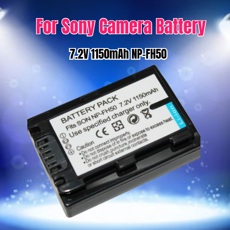Drone - 7.2V 1150mAh NP-FH50 카메라 배터리 (소니