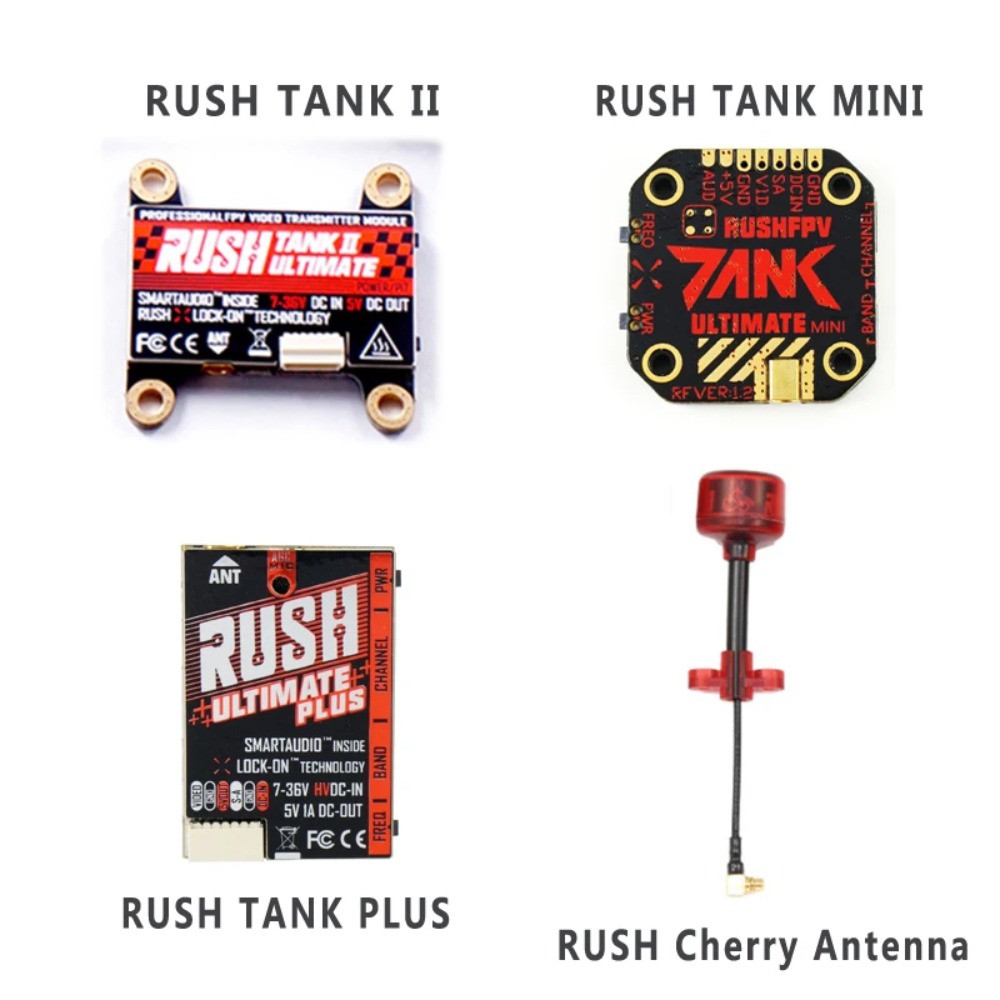 Mini Drone - RUSH TANK Ultimate II/Mini/PLUS/Solo VTX 5.8GHz