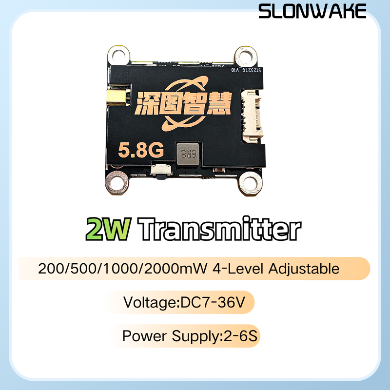 SLONWAKE 5.8G 56CH 2W 송신기 VTX( - Fpv Camera 리뷰 및 가격