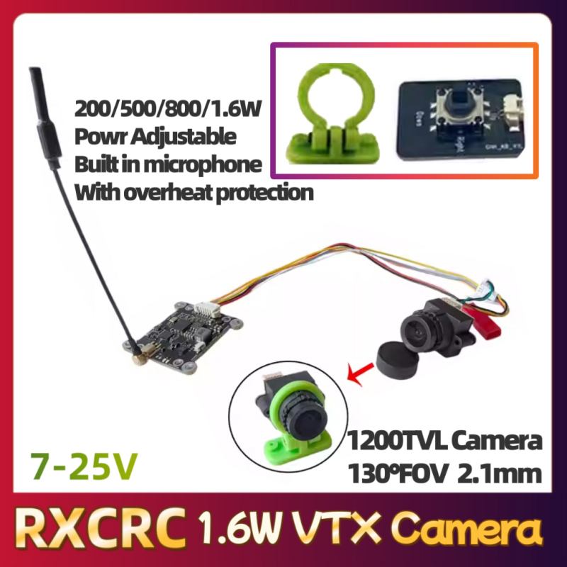 RXCRC 5.8G 모듈 48채널 1.6W VTX 더블 - Fpv Camera 리뷰 및 가격
