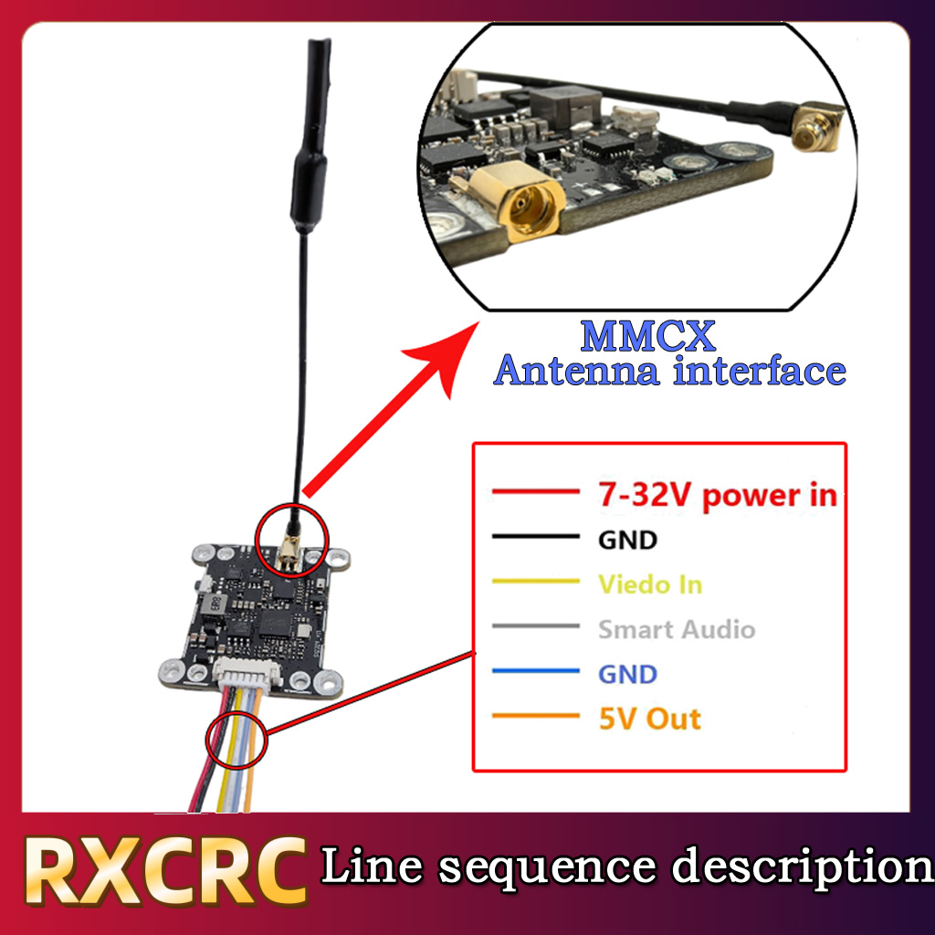 RXCRC 5.8G 모듈 48채널 1.6W VTX 더블 - Fpv Camera 리뷰 및 가격