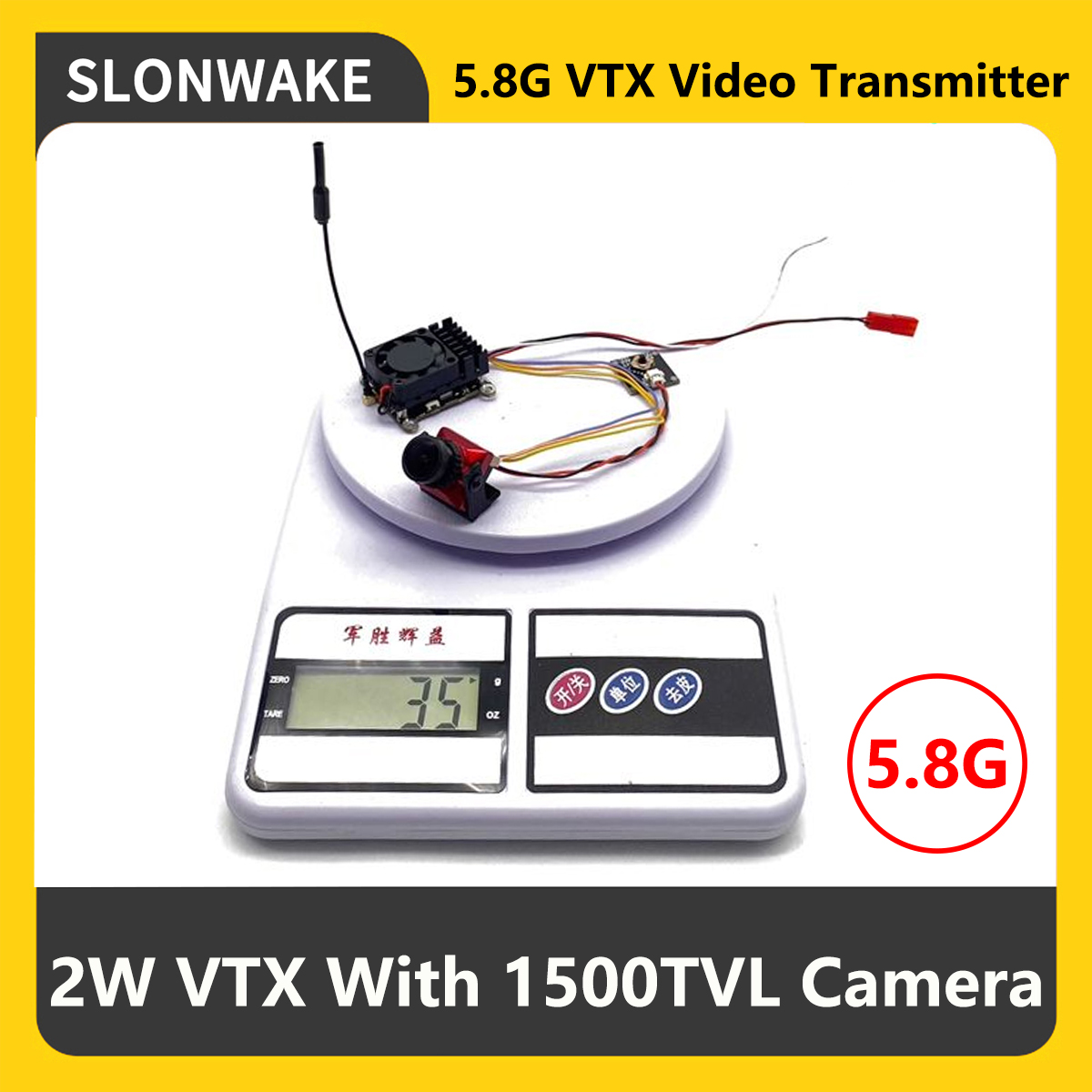SLONWAKE 5.8G 2000mW FPV VTX 송 - Drone Frame 리뷰 및 가격