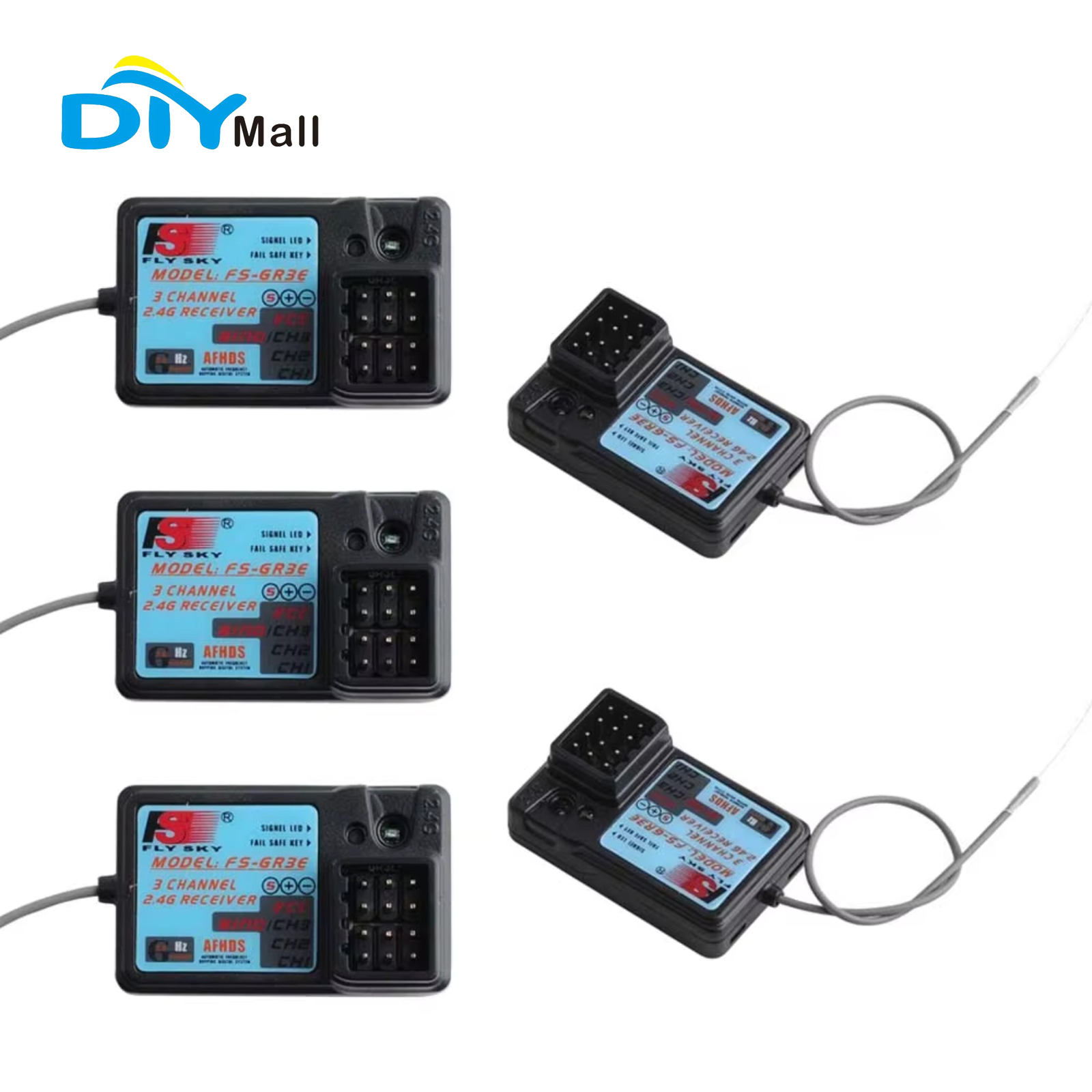 Flysky FS-GR3E 3CH 2.4GHz RC 자 - Flysky Transmitter 리뷰 및 가격