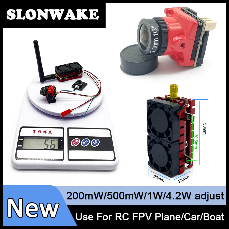 SLONWAKE 5.8G 48CH 4.2W VTX 송신 - Goggles Fpv 리뷰 및 가격