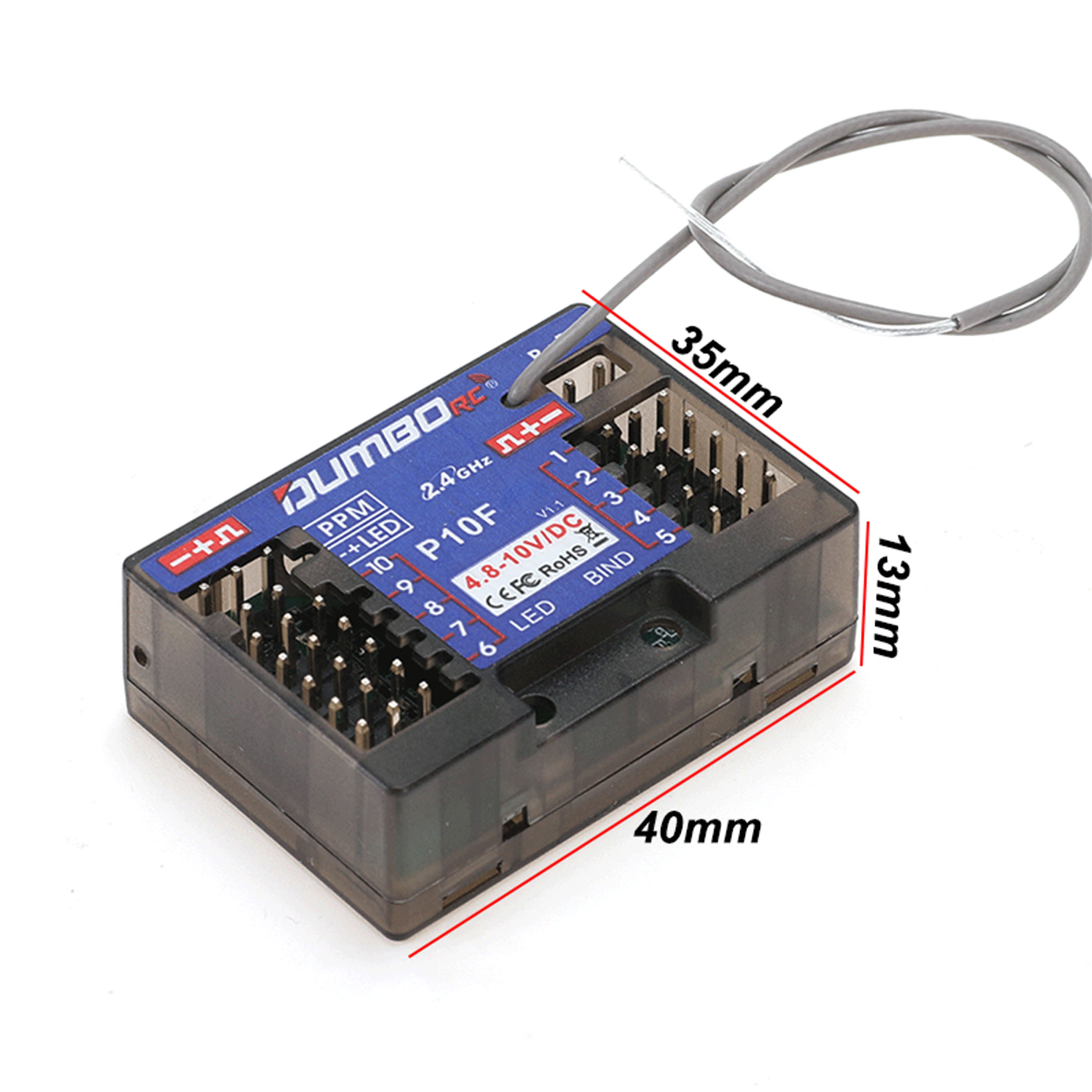 DUMBORC P10F P10FG 10CH 2.4GHz - Radio Transmitter 2.4Ghz 리뷰 및 가격