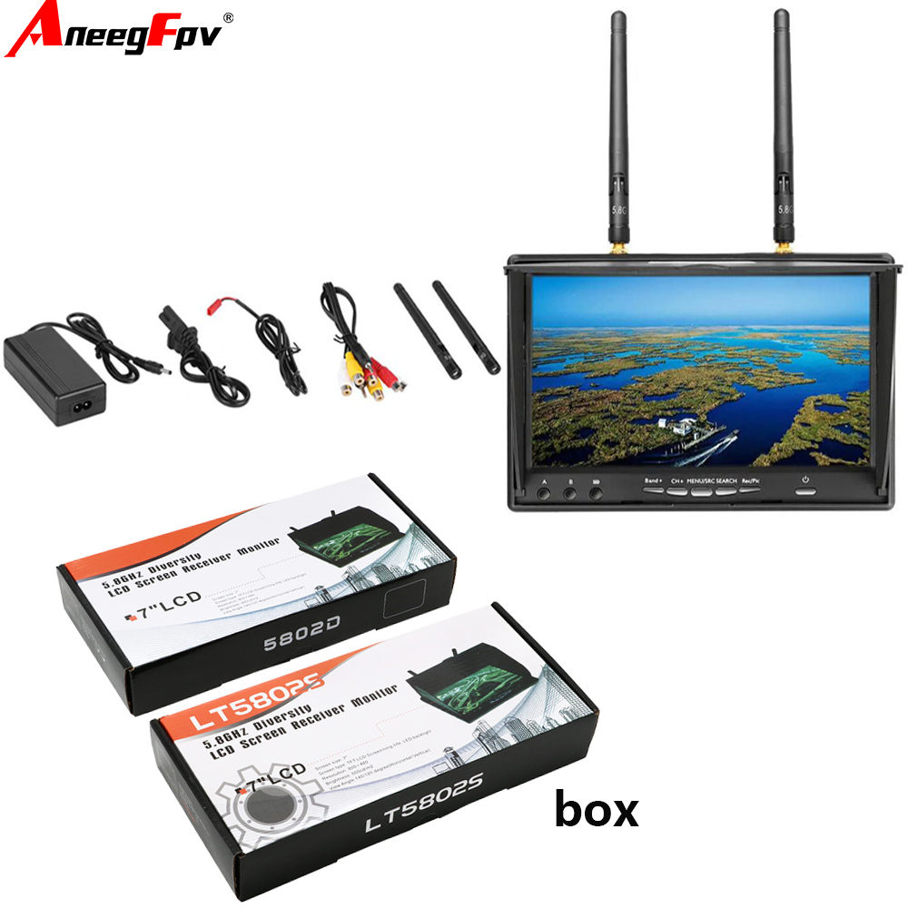LCD5802D LCD5802S 7인치 5.8G 40C - Goggles Fpv 리뷰 및 가격