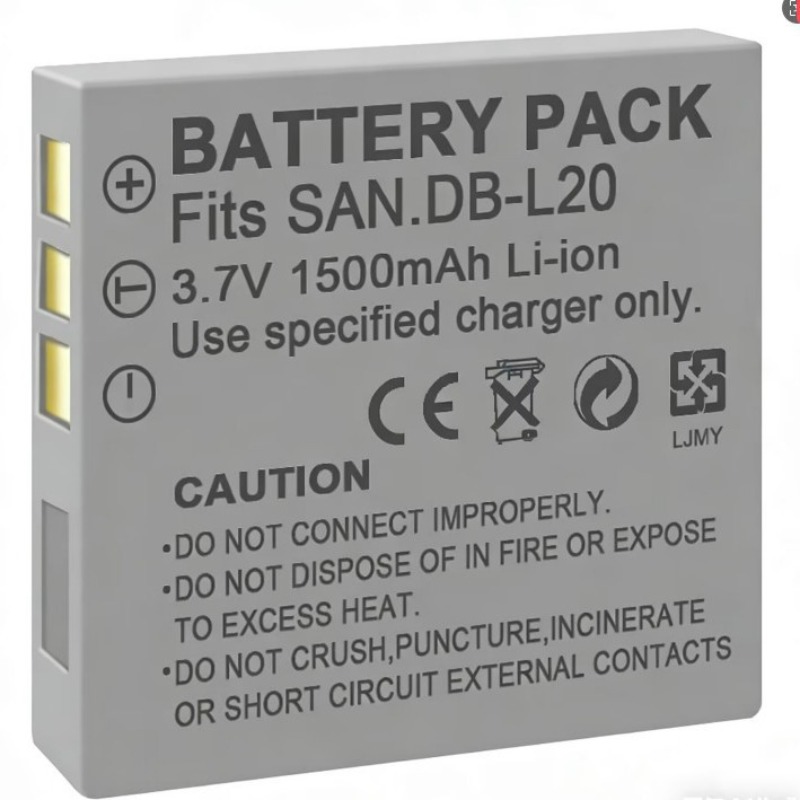 3.7V 1500mAh DB-L20 배터리 (산요 엑스 - Drone 리뷰 및 가격