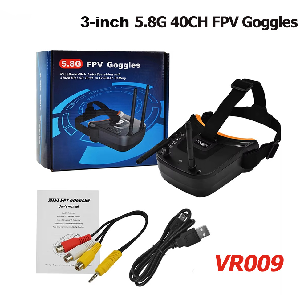 VR009 FPV 비디오 고글 3인치 480*320 L - Goggles Fpv 리뷰 및 가격