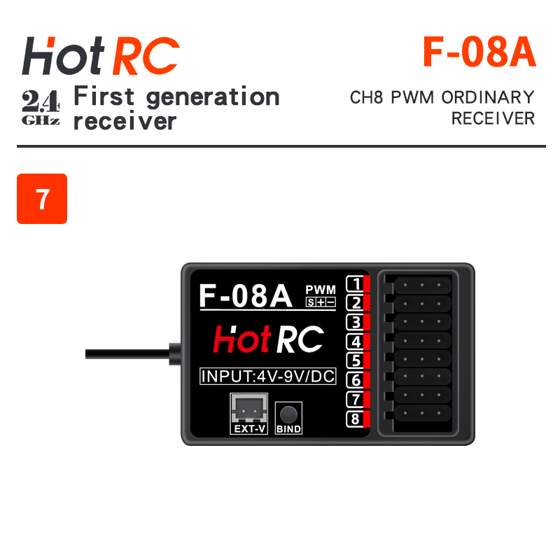 HOTRC 2.4Ghz 수신기 F-01A F-10AT  - Radio Transmitter 2.4Ghz 리뷰 및 가격